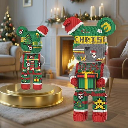 DAHONPA Animal Christmas Bear Micro Building Blocks Set (7880 Pieces) Gift for Adults and Kids