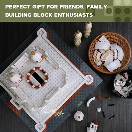 ArtorBricks Architectural Taj Mahal Large Collection Building Set Model Kit and Gift for Adults (1503 Pieces)