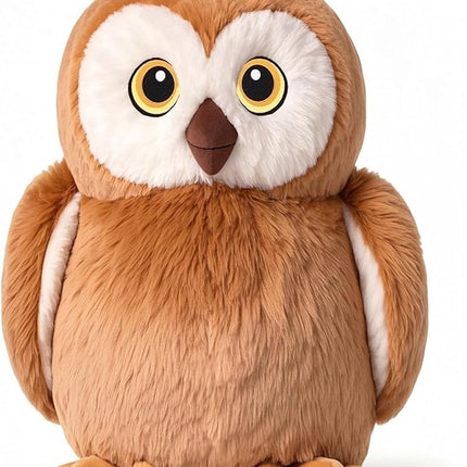 Brown Owl Stuffed Animal – Cute Brown owl Plush Toy for Kids & Adults – Birthday Surprise Present & Room Decor –A Cuddly Companion for Everyday hugs and Bedtime