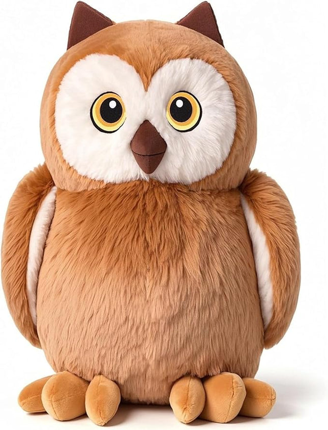 Brown Owl Stuffed Animal – Cute Brown owl Plush Toy for Kids & Adults – Birthday Surprise Present & Room Decor –A Cuddly Companion for Everyday hugs and Bedtime