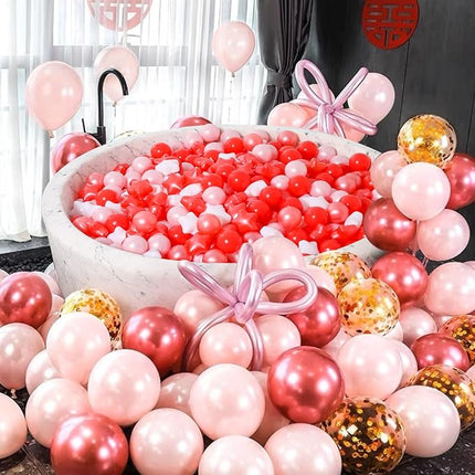 STARBOLO Star Ball Pit Balls for Toddlers - 100pcs Crush Proof Plastic Children's Toy Balls Macaron Ocean Balls for Birthday Parties Games Pool