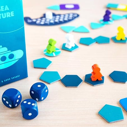 Oink Games Deep Sea Adventure Boost – Push-Your-Luck Family Board Game | 2–6 Players | Ages 8+ | Portable Travel Game
