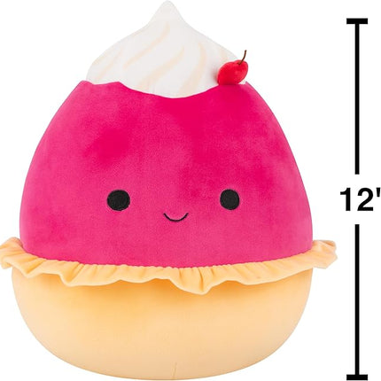 Squishmallows Original 12in Dandy The Mischievous Cherry Pie – Official Jazwares Plush (Medium-Sized)