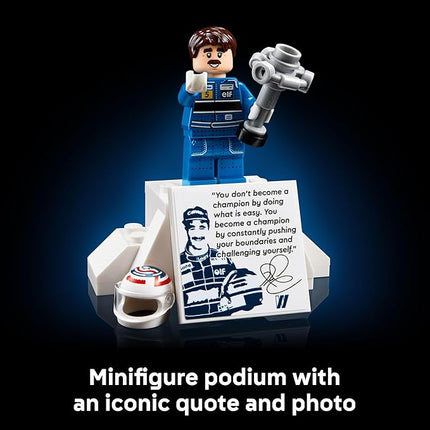 LEGO Icons Williams Racing FW14B & Nigel Mansell F1 Model Car Kit - Building Set for Adults, Ages 18+ - F1 DIY Craft for Display - Gift for Birthdays - 10353