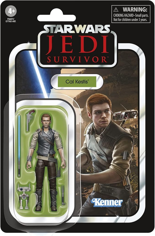 STAR WARS The Vintage Collection Cal Kestis Toy, 3.75-Inch-Scale Jedi: Survivor Action Figure, Toys for Kids Ages 4 and Up