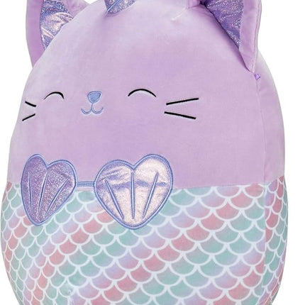 Squishmallows Official Kellytoy Plush 16" Anya The Caticorn Mermaid- Ultrasoft Stuffed Animal Plush Toy (Amazon Exclusive)