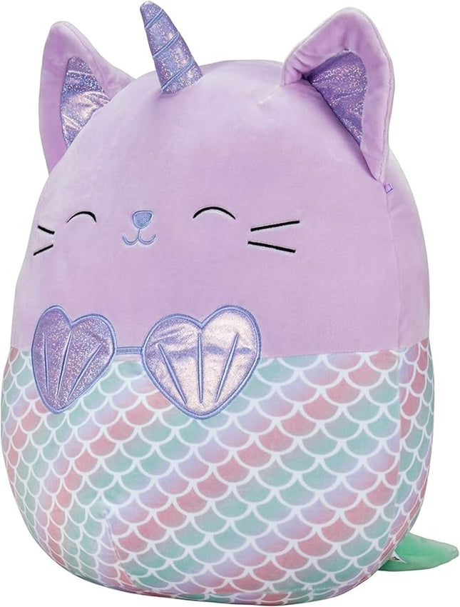 Squishmallows Official Kellytoy Plush 16" Anya The Caticorn Mermaid- Ultrasoft Stuffed Animal Plush Toy (Amazon Exclusive)