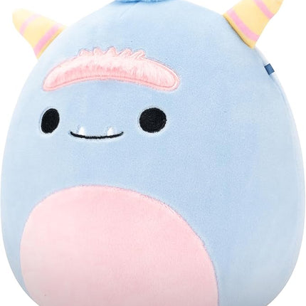 Squishmallows Original 8in Evangeline The Blue Monster – Official Jazwares Easter Plush (Little)