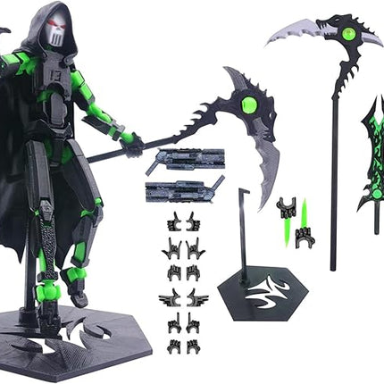 T13 Action Figure (Assembly Completed) Titan 13 Dummy 13 Action Figure Robot 13 Figure 3D Printed Articulated Multi-Jointed Movable Robot Model (Grim Reaper)