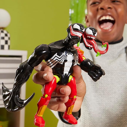 Spider-Man MixMashers Marvel Venom Custom Mix-and-Match Deluxe Action Figure & Accessories, 5-Inch-Scale (12 cm) Super Hero Toys for Kids Ages 4+