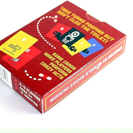 Breaking Games Poop The Game - Hilarious and Family-Friendly Card Game for Kids Ages 6 and Up - Perfect for Game Night and Parties - 2-5 Players