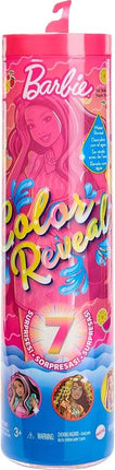 Barbie Color Reveal Doll & Accessories, Scented Sweet Fruit Series, 7 Surprises, 1 Barbie Doll (Styles May Vary)