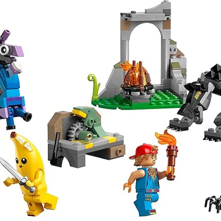 Lego 77075 Fortnite Peely and Spark Plug Campsite Toy, Birthday Present, Blocks, Boys, Girls, Children, 7, 8, 9, Elementary School, Game, Pretend Play, Pretend Play, Mom, Father