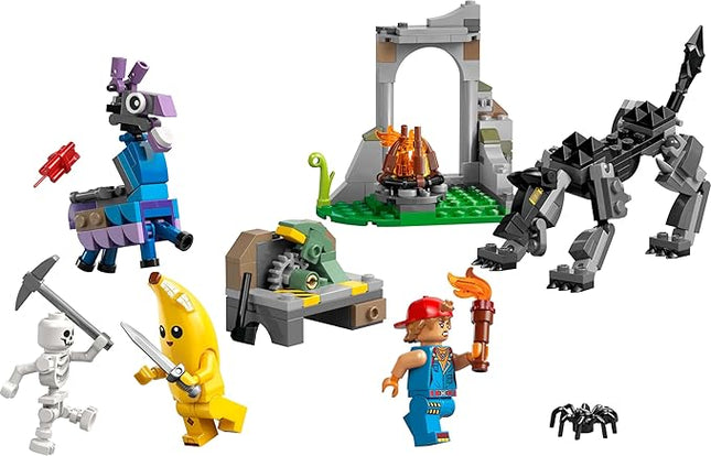 Lego 77075 Fortnite Peely and Spark Plug Campsite Toy, Birthday Present, Blocks, Boys, Girls, Children, 7, 8, 9, Elementary School, Game, Pretend Play, Pretend Play, Mom, Father