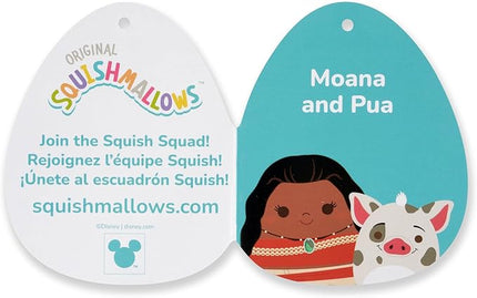 Squishmallows Original Disney Pua and Moana 2-Pack - Official Jazwares Plush