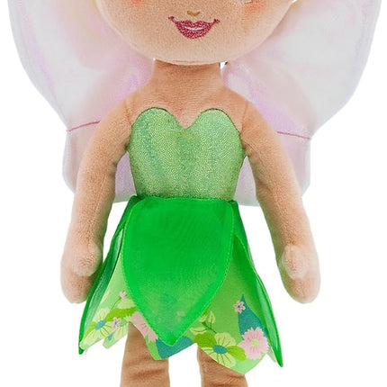 Disney Store Official Disney Princess Plush Doll (Tinker Bell from Peter Pan) Medium 14 Inches, Disney Princess Dolls with Embroidered Features, Disney Plush Toys, Princess Toys for Girls