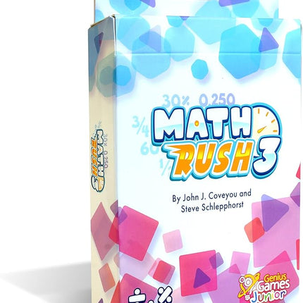 Math Rush 3: Fractions, Decimals & Percentages - A Cooperative Time-Based Math Flash Card Game for Kids, Students, and Families | Fun & Engaging STEM Game for Math Class or Family Game Night
