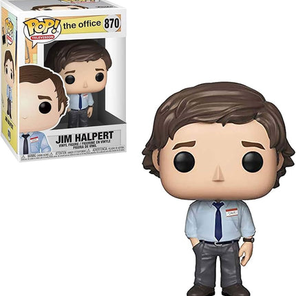 Funko Pop TV: The Office - Jim Halpert - 1/6 Chance of Rare Chase Variant - Collectable Vinyl Figure - Gift Idea - Official Merchandise - Toys for Kids & Adults - Comedy Fans