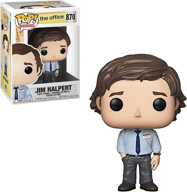 Funko Pop TV: The Office - Jim Halpert - 1/6 Chance of Rare Chase Variant - Collectable Vinyl Figure - Gift Idea - Official Merchandise - Toys for Kids & Adults - Comedy Fans