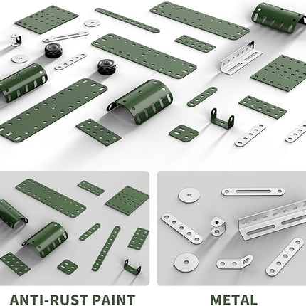 Lucky Doug STEM Building Projects Model Airplane Set - 389 Pieces STEM Project Building Toys for Kids Ages 8-12, Assembly Science Kit Educational Army Toys Gift for Kids Boys 8 9 10 11 12-16 Years Old