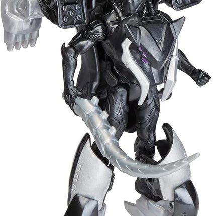 Marvel Mech Strike Mechasaurs, 4-Inch Black Panther with Sabre Claw Action Figures, Super Hero Toys for Kids Ages 4 and Up