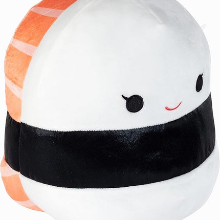 Squishmallows Original 10-Inch Solenn The Salmon Sushi - Official Jazwares Plush - Collectible Soft & Squishy Sushi Stuffed Animal Toy - Add to Your Squad - Gift for Kids, Girls & Boys