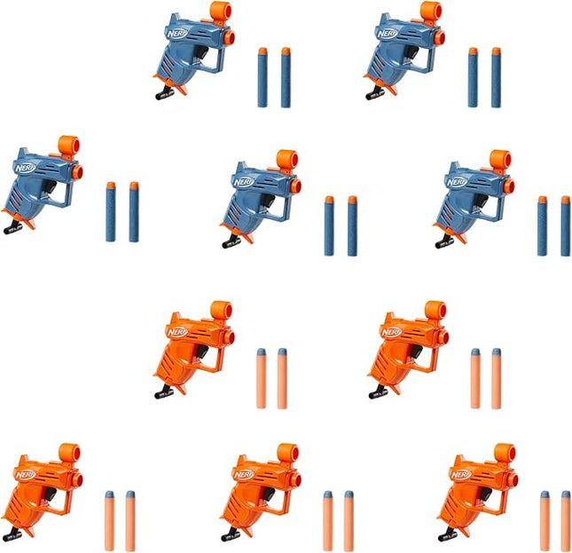 NERF Elite Ace SD-1 Party Pack, 10 Blasters, 20 Darts, 8 Year Old Boys & Girls & Up (Amazon Exclusive)