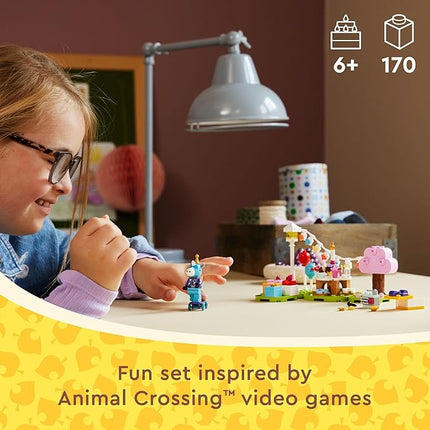LEGO Animal Crossing Julian’s Birthday Party Video Game Toy for Kids, Animal Crossing Toy from The Video Game Series with Horse Toy Minifigure, Birthday Gift for Girls and Boys Ages 6 and Up, 77046