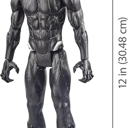 Avengers Marvel Titan Hero Series Black Panther Action Figure, 12-Inch Toy, Inspired by Marvel Universe, for Kids Ages 4 and Up