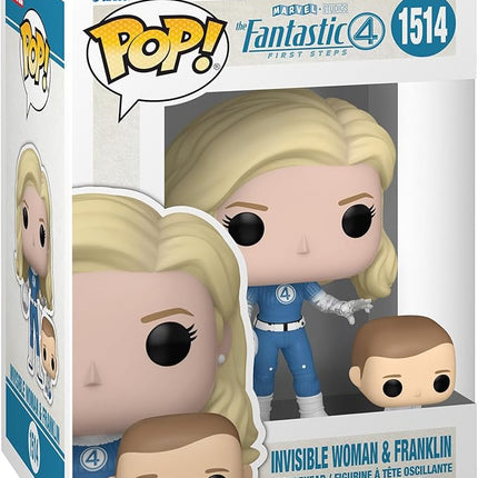 Funko Pop! & Buddy: The Fantastic Four: First Steps - Invisible Woman - Fantastic Four (2025) - Collectable Vinyl Figure - Gift Idea - Official Merchandise - Toys for Kids & Adults - Movies Fans