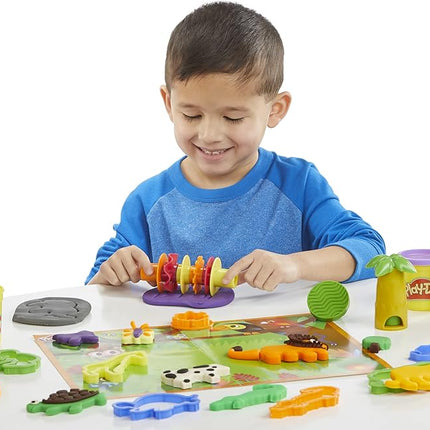Play-Doh Animal Adventure Set, Arts and Crafts Toys for 3 Year Old Girls & Boys, 45 Tools, 10 Cans (Amazon Exclusive)