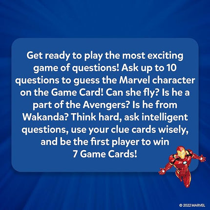Skillmatics Guess in 10 Marvel, Card Games, Stocking Stuffers for Boys, Girls, Kids, Teens, Adults Who Love Avengers, Spiderman, Iron Man, Travel Toys, for Ages 8, 9, 10 and Up