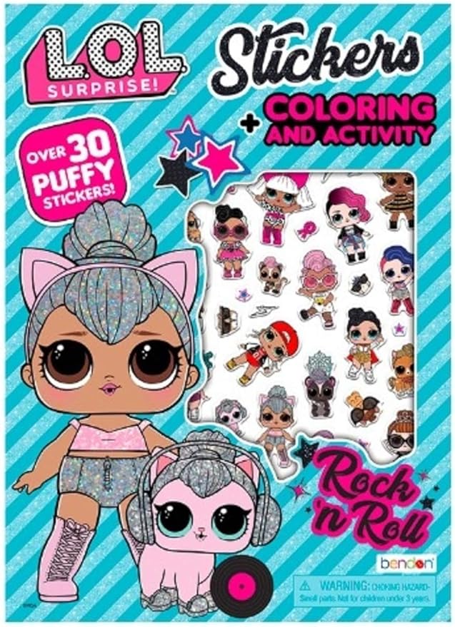 Bendon Publishing LOL Dolls Sticker, Coloring and Activity Book