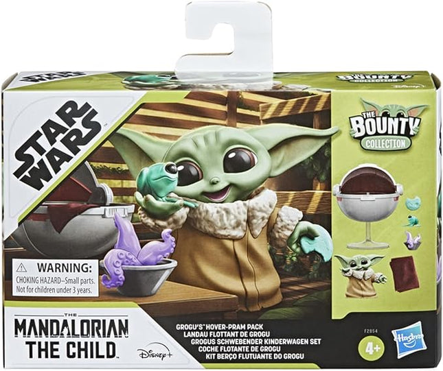 STAR WARS The Bounty Collection Grogu’s Hover-Pram Pack The Child Collectible 2.25-Inch-Scale Figure with Accessories, Kids Ages 4 and Up,Multi-Colored,Standard,F2854