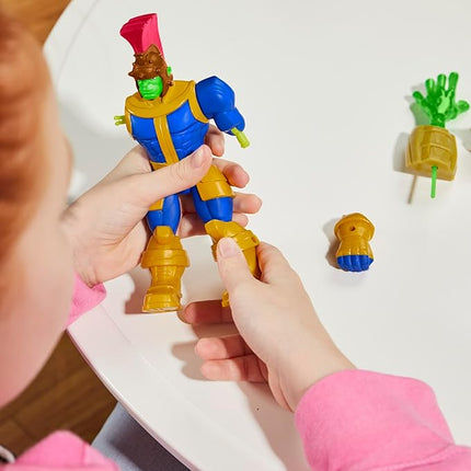 Avengers Marvel MixMashers Thanos Custom Mix-and-Match Deluxe Action Figure & Accessories, 5-Inch-Scale Super Hero Toys for Kids Ages 4+