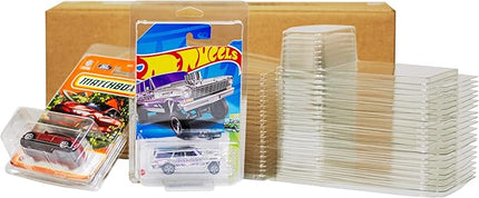 12 Pack for Hot Wheels. & Matchbox. Enhance Your Display and Storage Experience with Protector Cases, 6.5" x 4.25 (12)