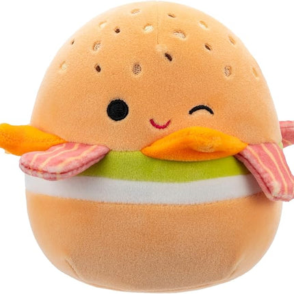 Squishmallows Original 5-Inch Geronimo Breakfast Bagel - Official Jazwares Plush