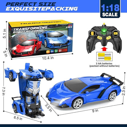 Dolanus Remote Control Car - Transform Robot RC Cars, Toys for Ages 5-7, Boys' Toys, Gifts for Boys & Kids