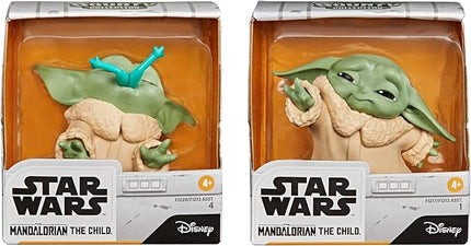 STAR WARS The Bounty Collection The Child Collectible Toys 2.2-Inch The Mandalorian “Baby Yoda” Froggy Snack, Force Moment Figure 2-Pack