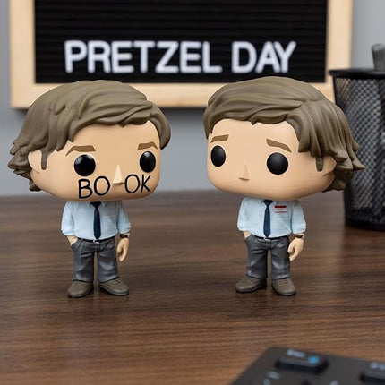 Funko Pop TV: The Office - Jim Halpert - 1/6 Chance of Rare Chase Variant - Collectable Vinyl Figure - Gift Idea - Official Merchandise - Toys for Kids & Adults - Comedy Fans