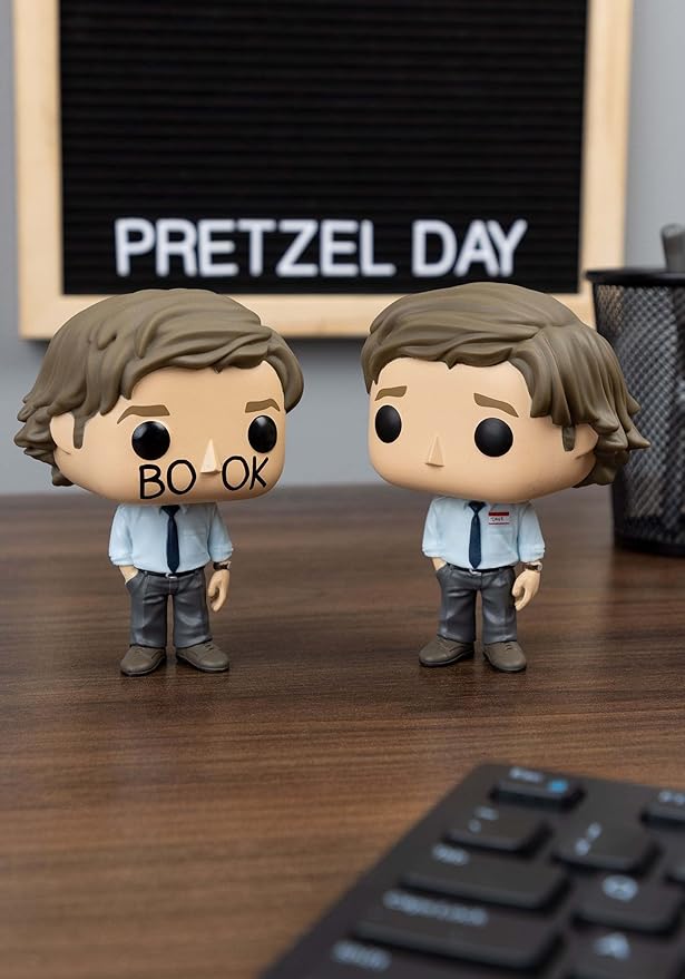 Funko Pop TV: The Office - Jim Halpert - 1/6 Chance of Rare Chase Variant - Collectable Vinyl Figure - Gift Idea - Official Merchandise - Toys for Kids & Adults - Comedy Fans