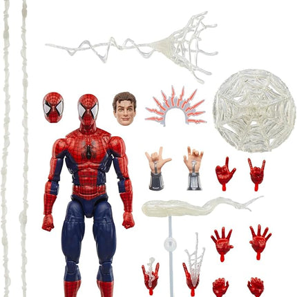 Marvel Legends Maximum Series Spider-Man, Deluxe Spider-Man Comics Collectible 6-Inch Action Figure; Amazing Articulation; Spectacular Accessories
