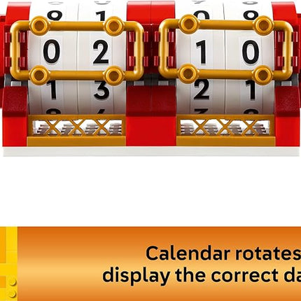 LEGO Festival Calendar - Lunar New Year Building Toy for Kids, Boys and Girls, Ages 10+ - Dragon Boat Festival Learning & Educational Toy - with Calendar for Holiday Decorations - 40678