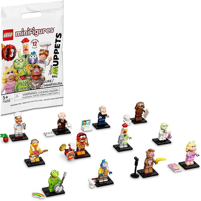 LEGO Minifigures The Muppets Limited Edition Collectible 71033 Toys for Role-Playing or a Figurine Collection; A Creative Addition to Any Set for Kids Ages 5 and up (1 of 12 to Collect)