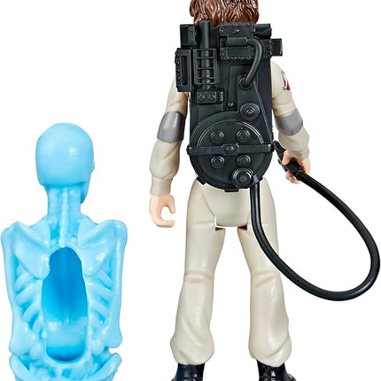 Ghostbusters Fright Features Phoebe Spengler Action Figure with Ecto-Stretch Tech Bonesy Ghost Toy Accessory, Toys for Kids Ages 4+