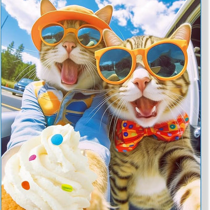 500 Pieces Jigsaw Puzzles for Adults and Teens and Kids Family Happy Gift Idea Cats Selfie (Cats' Selfie)