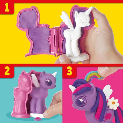 Play-Doh Make & Style Ponies Set, My Little Pony Toys and Figures, Kids Arts and Crafts Playset (Amazon Exclusive)