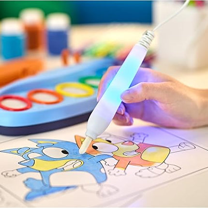 Crayola Bluey Color Wonder Magic Light Brush, Mess Free Painting Station for Kids, Holiday for Kids, Toddler Bluey Toys & Activities, Ages 3+