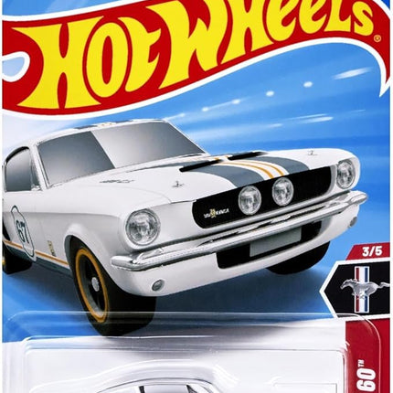 Hot Wheels '67 Shelby GT500 [White] Mustang 60 3/5, 161/250, 1:64 Scale Diecast Car
