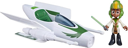 Star Wars: Young Jedi Adventures Jedi Pilot Kai Brightstar, 4-Inch Scale Action Figure Ship, Toys, Preschool Toys for 3 Year Old Boys & Girls